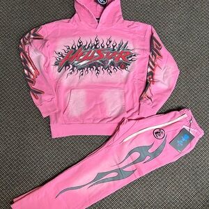 Pink Hellstar Men's Sweater